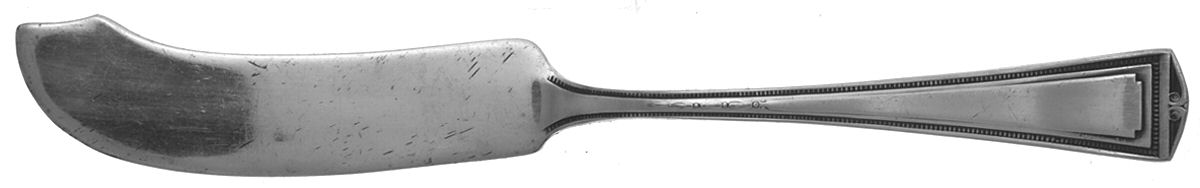 Luxor (Silverplate, 1924, No Monograms) Flat Handle Master Butter Knife by Alvin-1