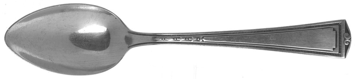 Luxor (Silverplate, 1924, No Monograms) Teaspoon by Alvin-1