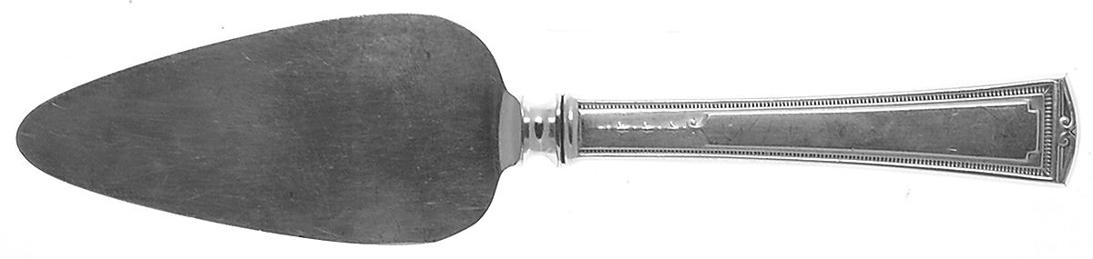 Luxor (Silverplate, 1924, No Monograms) Cheese Server with Silverplate Blade by Alvin-1