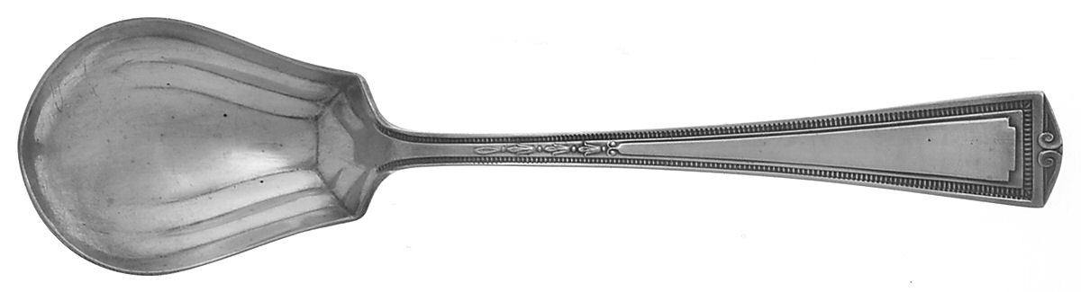 Luxor (Silverplate, 1924, No Monograms) Sugar Spoon by Alvin-1