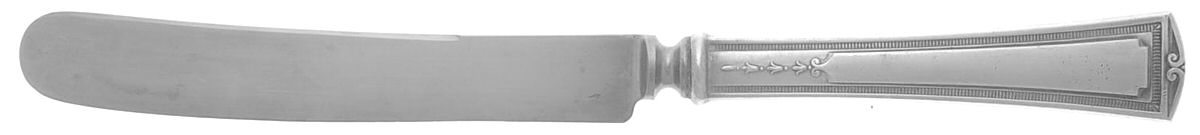 Luxor (Silverplate, 1924, No Monograms) Old French Hollow Knife with Bolster by Alvin-1
