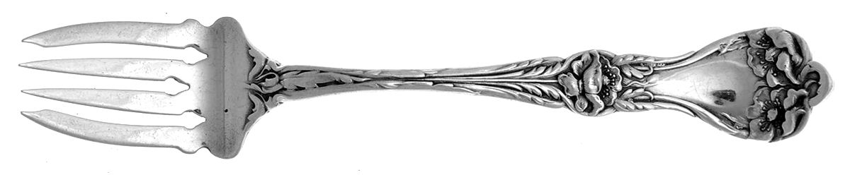 Majestic (Sterling, 1900, No Monograms) Pastry Fork by Alvin-1