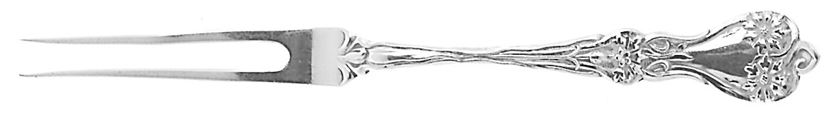 Majestic (Sterling, 1900, No Monograms) Individual Berry Fork by Alvin-1