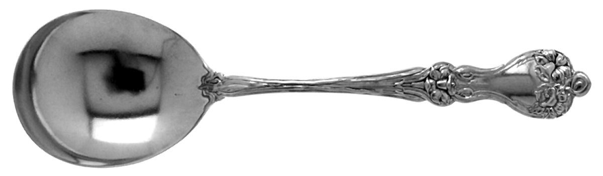 Majestic (Sterling, 1900, No Monograms) Round Bowl Soup Spoon (Gumbo) by Alvin-1