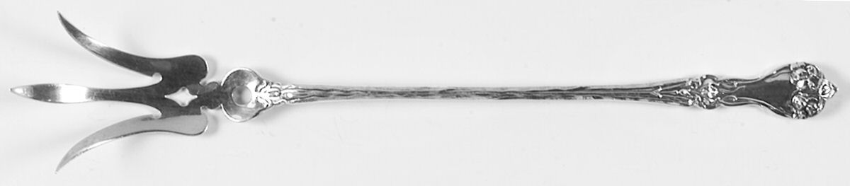 Majestic (Sterling, 1900, No Monograms) Large Lettuce Serving Fork by Alvin-1