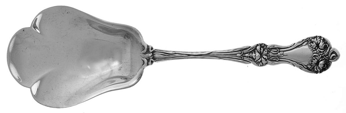 Majestic (Sterling, 1900, No Monograms) Oversize Solid Salad Serving Spoon by Alvin-1