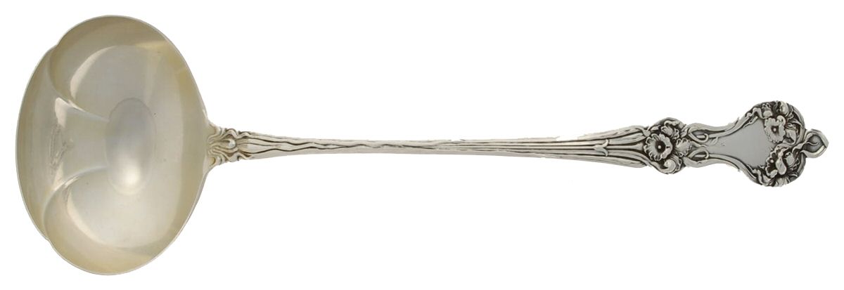 Majestic (Sterling, 1900, No Monograms) Solid Soup Ladle by Alvin-1