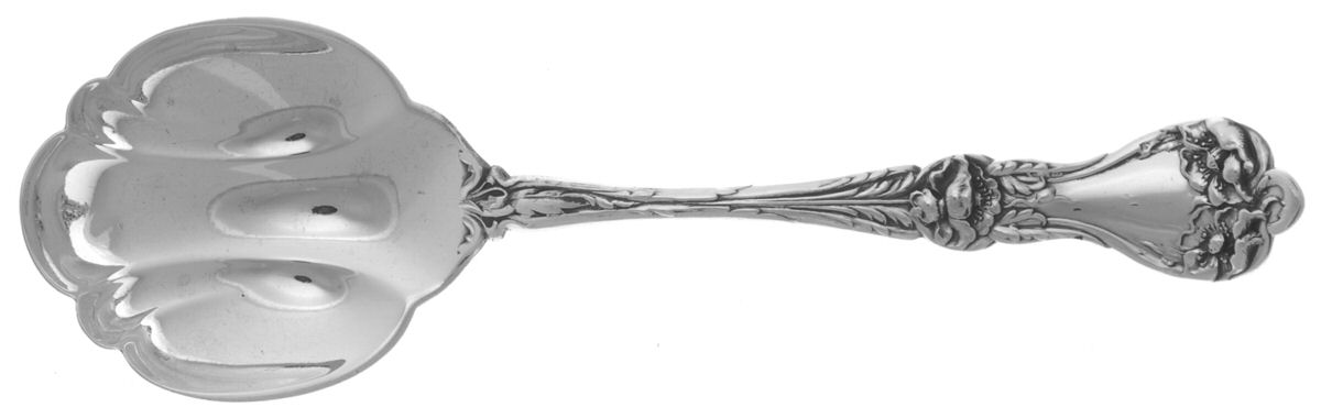 Majestic (Sterling, 1900, No Monograms) Sugar Shell Spoon by Alvin-1