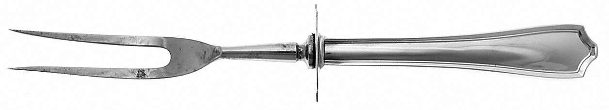 Maryland (Sterling, 1910) Large Stainless-Prong Roast Carving Fork by Alvin-1