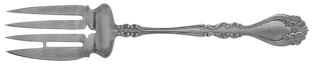 Marsailles (Sterling, 1890) Small Solid Cold Meat Serving Fork by Alvin-1