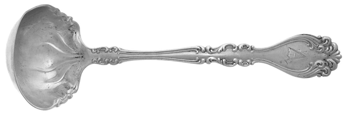 Marsailles (Sterling, 1890) Solid Piece Cream Ladle by Alvin-1