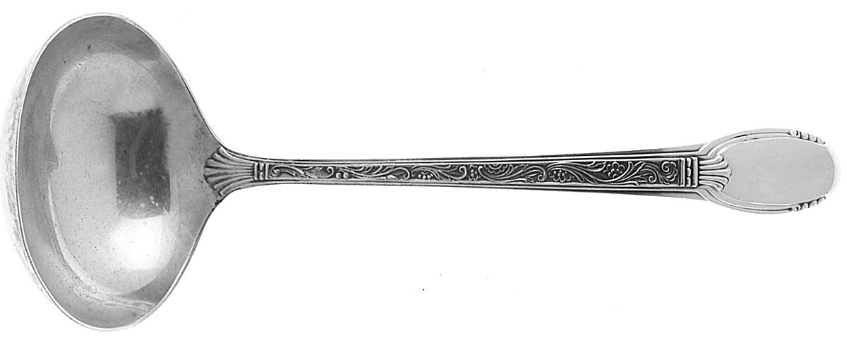 Mastercraft (Sterling, 1937, No Monograms) Solid Gravy Ladle by Alvin-1