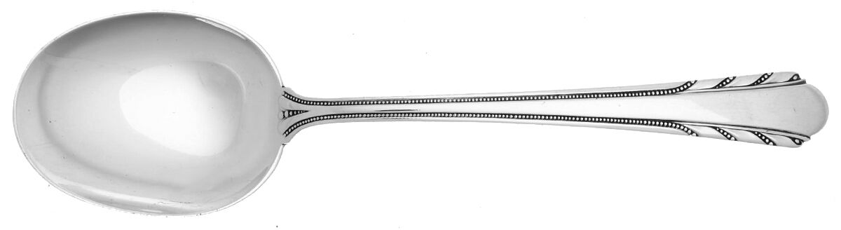 Maytime (Sterling, 1933-1936, No Monograms) Round Bowl Soup Spoon (Gumbo) by Alvin-1