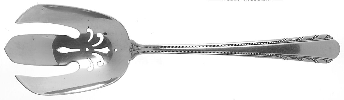 Maytime (Sterling, 1933-1936, No Monograms) Solid Salad Serving Fork by Alvin-1
