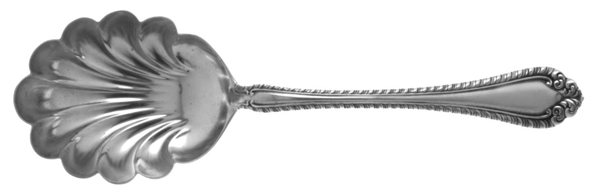 Melrose (Sterling, 1910) Small Solid Berry/Casserole Spoon by Alvin-1