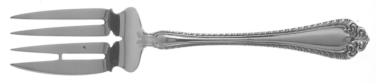 Melrose (Sterling, 1910) Small Solid Cold Meat Serving Fork by Alvin-1