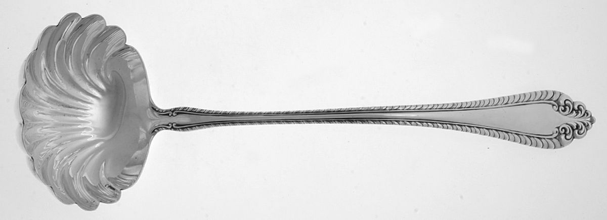 Melrose (Sterling, 1910) Solid Soup Ladle by Alvin-1