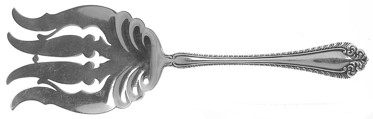 Melrose (Sterling, 1910) Large Solid Fish Serving Fork by Alvin-1