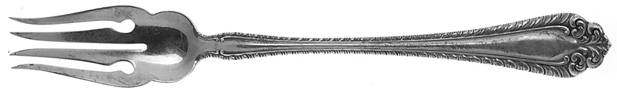 Melrose (Sterling, 1910) Small Individual Solid Fish/Salad Fork by Alvin-1