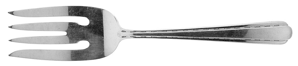 Melody (Silverplate, 1930) Medium Solid Cold Meat Serving Fork by Alvin-1