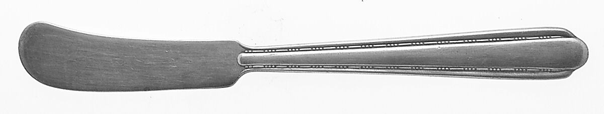 Melody (Silverplate, 1930) Flat Handle Butter Spreader by Alvin-1