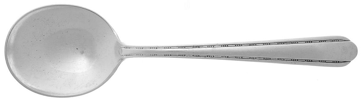 Melody (Silverplate, 1930) Round Bowl Soup Spoon (Cream Soup) by Alvin-1