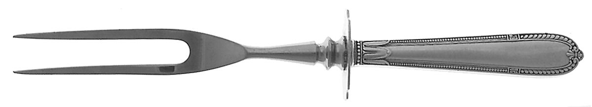 Miss Alvin (Sterling, 1931, No Monograms) Small Steak Carving Fork with Stainless Prongs by Alvin-1