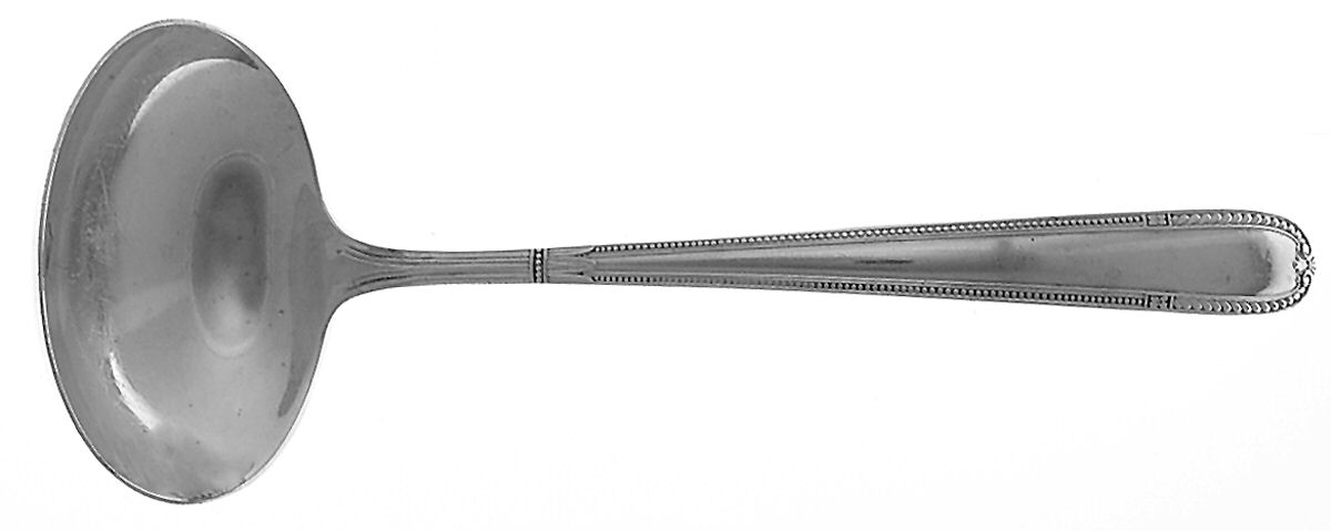 Miss Alvin (Sterling, 1931, No Monograms) Solid Piece Cream Ladle by Alvin-1