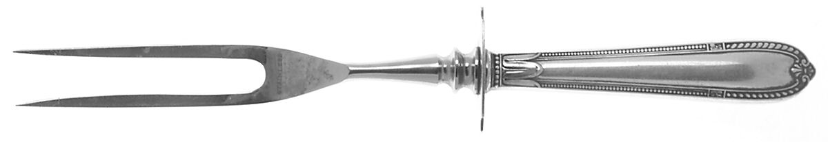Miss Alvin (Sterling, 1931, No Monograms) Small Steak Carving Fork with Stainless Prongs by Alvin-1