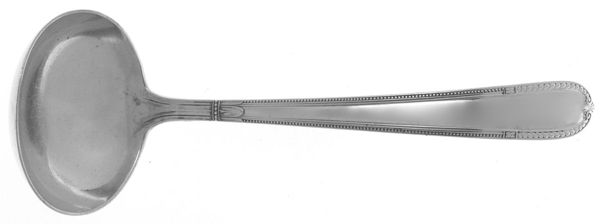 Miss Alvin (Sterling, 1931, No Monograms) Solid Gravy Ladle by Alvin-1
