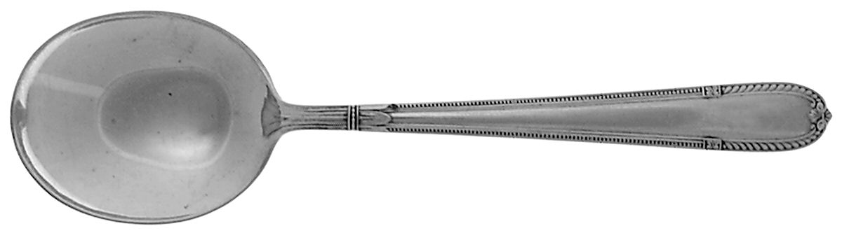 Miss Alvin (Sterling, 1931, No Monograms) Round Bowl Soup Spoon (Cream Soup) by Alvin-1