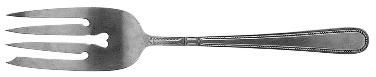 Miss America (Sterling, 1932) Small Solid Cold Meat Serving Fork by Alvin-1