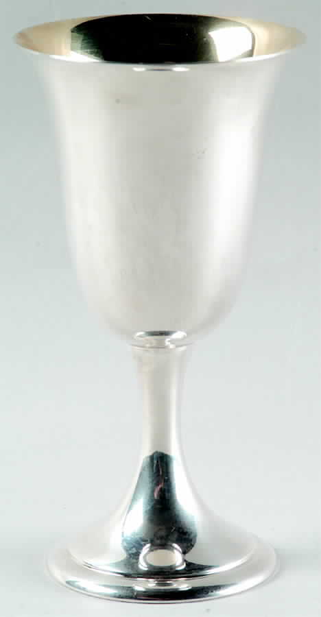 Sterling Hollowware Water Goblet by Alvin-1