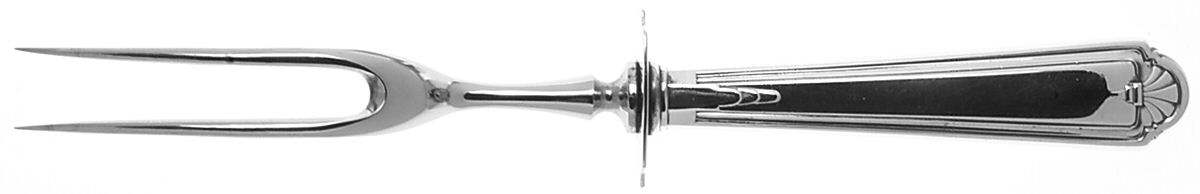 Modern Colonial (Sterling, 1928) Small Steak Carving Fork with Stainless Prongs by Alvin-1