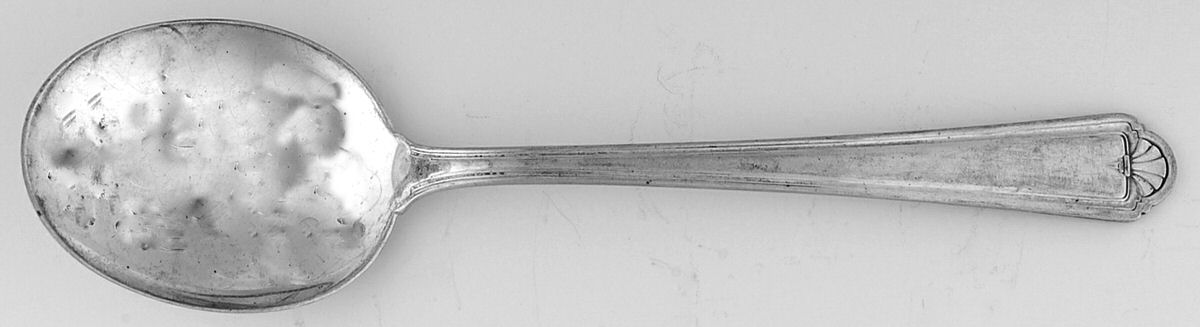 Modern Colonial (Sterling, 1928) Round Bowl Soup Spoon (Gumbo) by Alvin-1