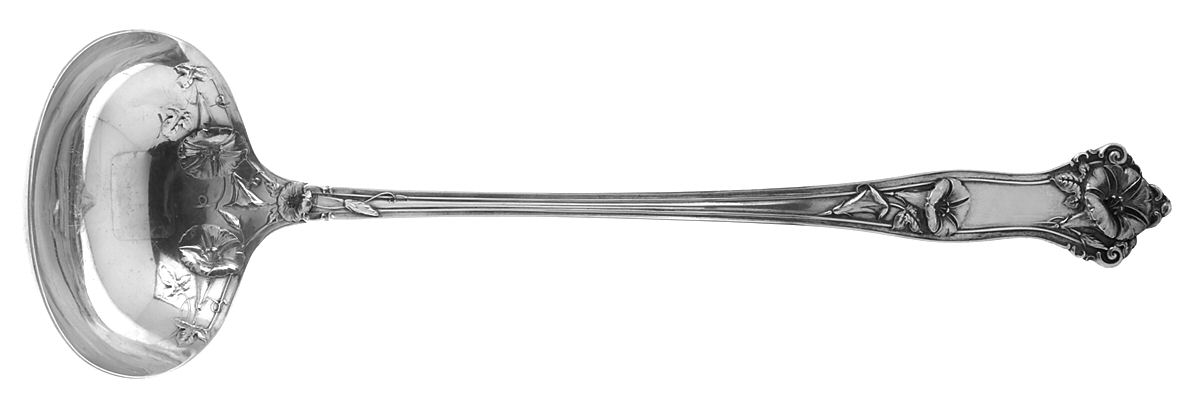 Morning Glory (Sterling, 1909) Solid Soup Ladle by Alvin-1