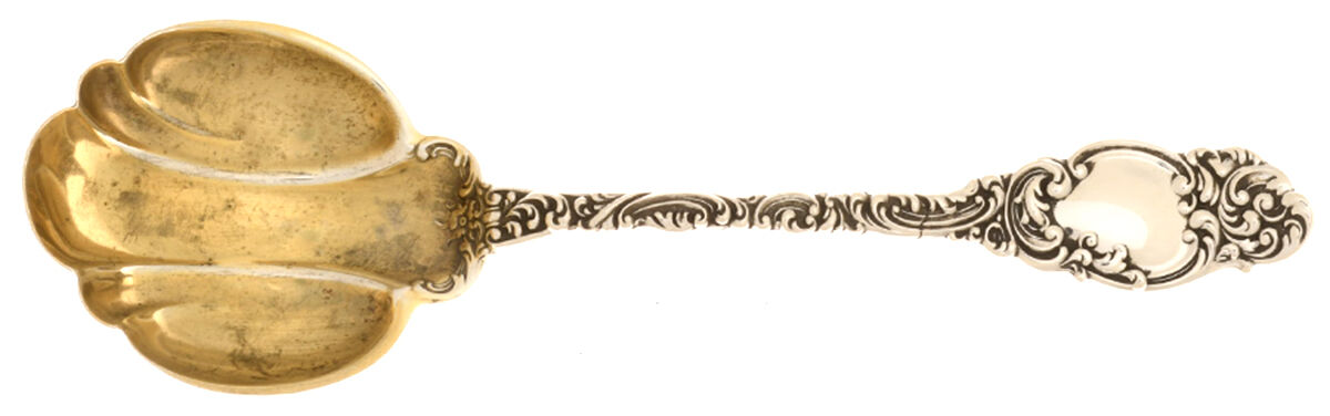 Monterey (Sterling, 1895) Sugar Shell Spoon by Alvin-1
