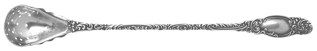Monterey (Sterling, 1895) Pierced Bowl Long Handle Olive Spoon by Alvin-1