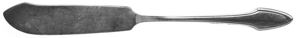 Molly Stark (Silverplate, 1916) Flat Handle Master Butter Knife by Alvin-1