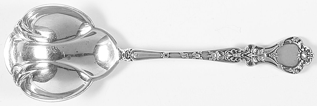 Nuremburg (Sterling, 1903, No Monograms) Large Jelly Spoon by Alvin-1