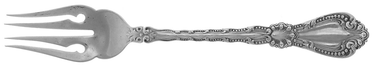 Orient (Sterling, 1910) Small Individual Solid Fish/Salad Fork by Alvin-1