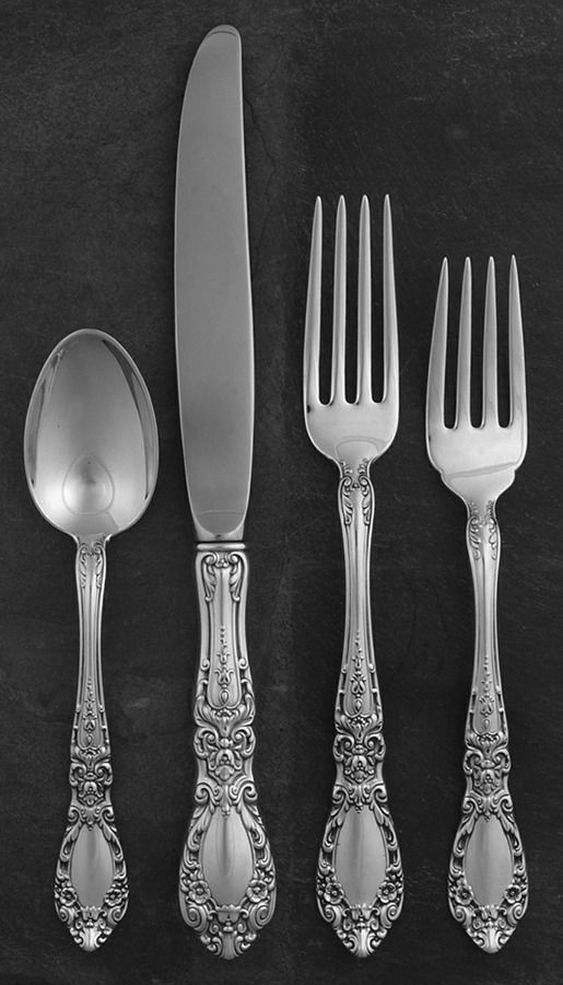 Prince Eugene (Sterling, 1950) 4 Piece Place Size Setting by Alvin-1