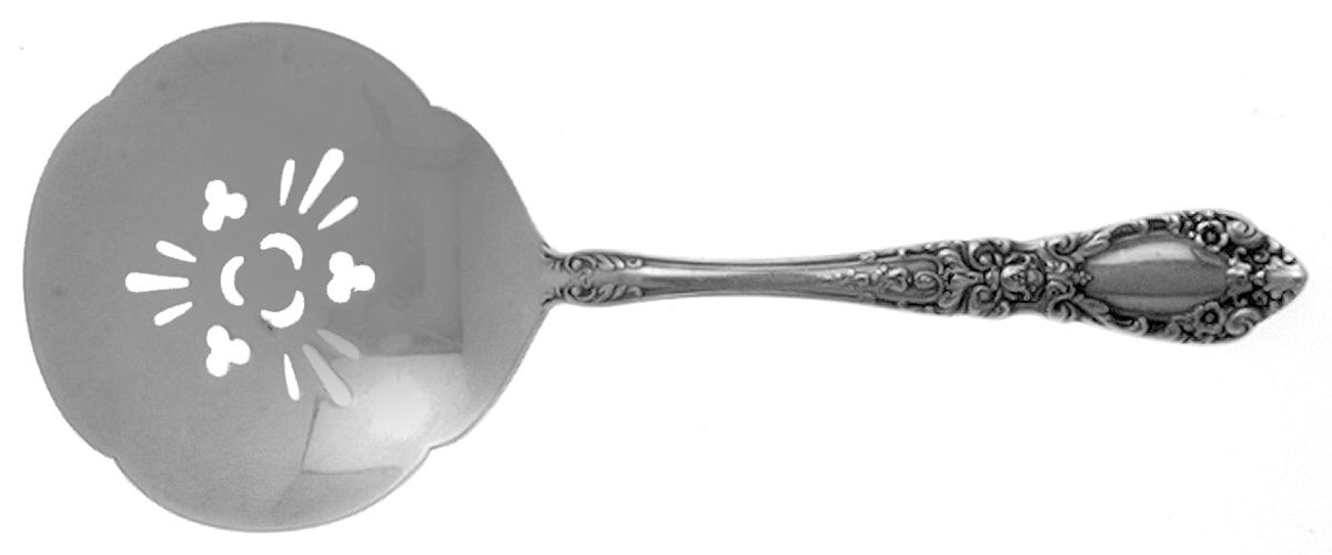 Prince Eugene (Sterling, 1950) Solid Bon Bon Spoon with Pierced Bowl by Alvin-1