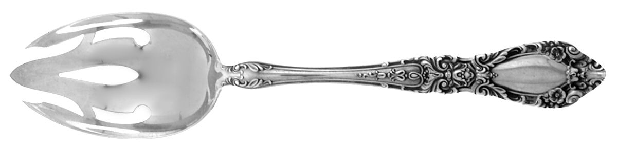 Prince Eugene (Sterling, 1950) Pierced Tablespoon (Serving Spoon) by Alvin-1