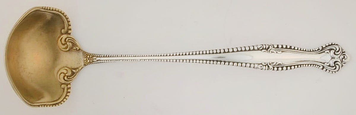 Raleigh (Sterling, 1900) Solid Piece Cream Ladle by Alvin-1