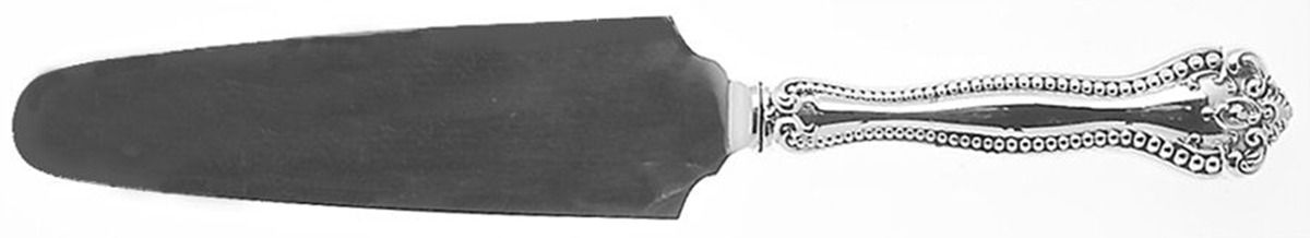 Raleigh (Sterling, 1900) Pie Server with Silverplate Blade by Alvin-1