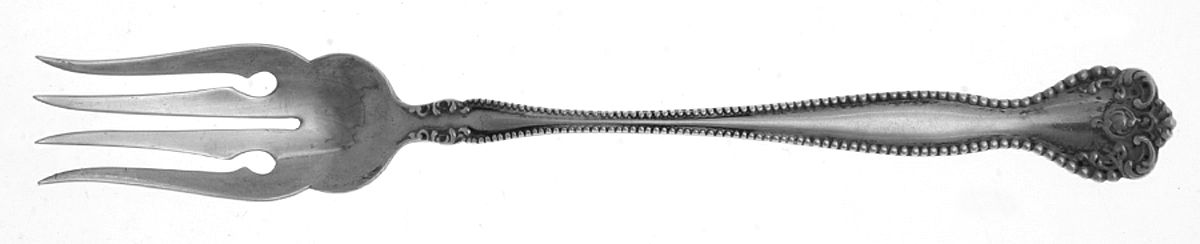 Raleigh (Sterling, 1900) Small Individual Solid Fish/Salad Fork by Alvin-1