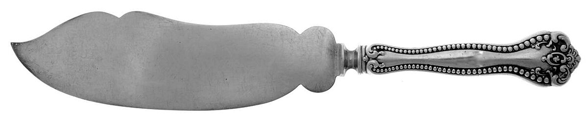 Raleigh (Sterling, 1900) Large Ice Cream Slicer with Silverplate Blade by Alvin-1