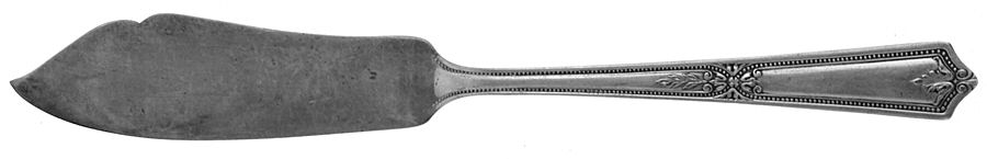 Regent (Sterling, 1931, No Monograms) Flat Handle Master Butter Knife by Alvin-1