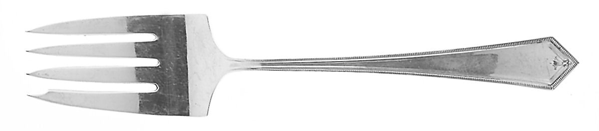 Richmond (Sterling, 1929) Small Solid Cold Meat Serving Fork by Alvin-1
